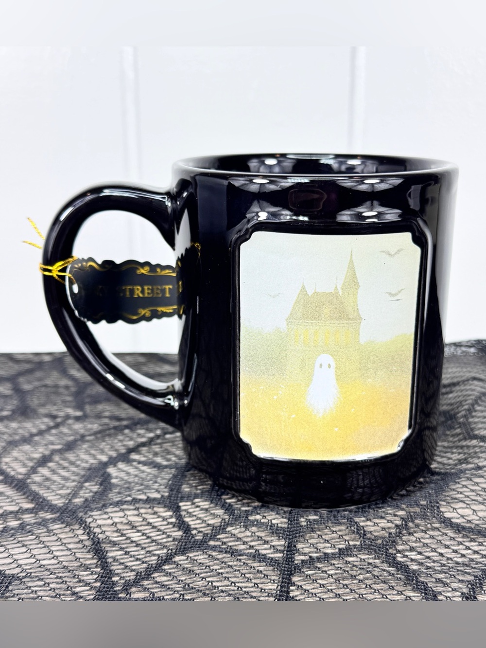 NEW Spooky Street Ghost Haunted Mansion Halloween Mug